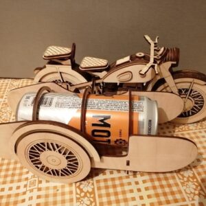 Soporte para lata de cerveza Motocicleta
