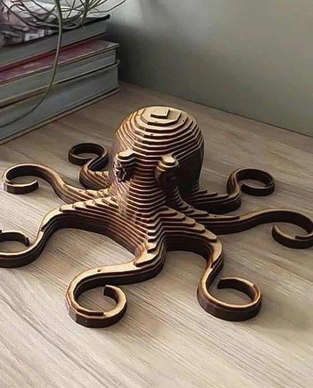 Octopus 3D puzles