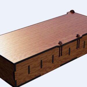 Caja con compartimentos