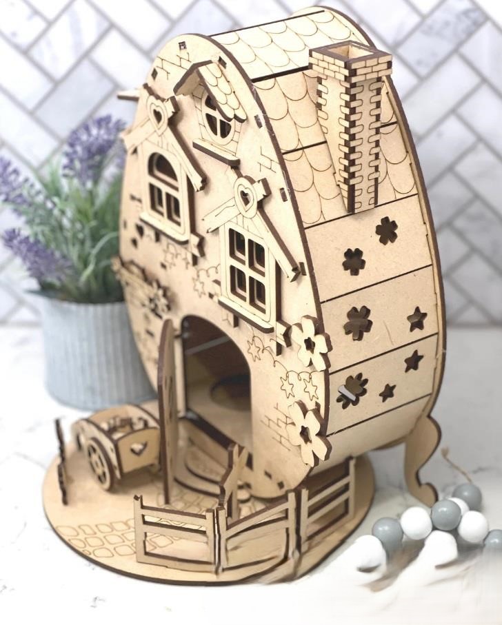 🏡🥚 Casa con Forma de Huevo de Pascua – Diseño Exclusivo 🐰✨ - Imagen 4