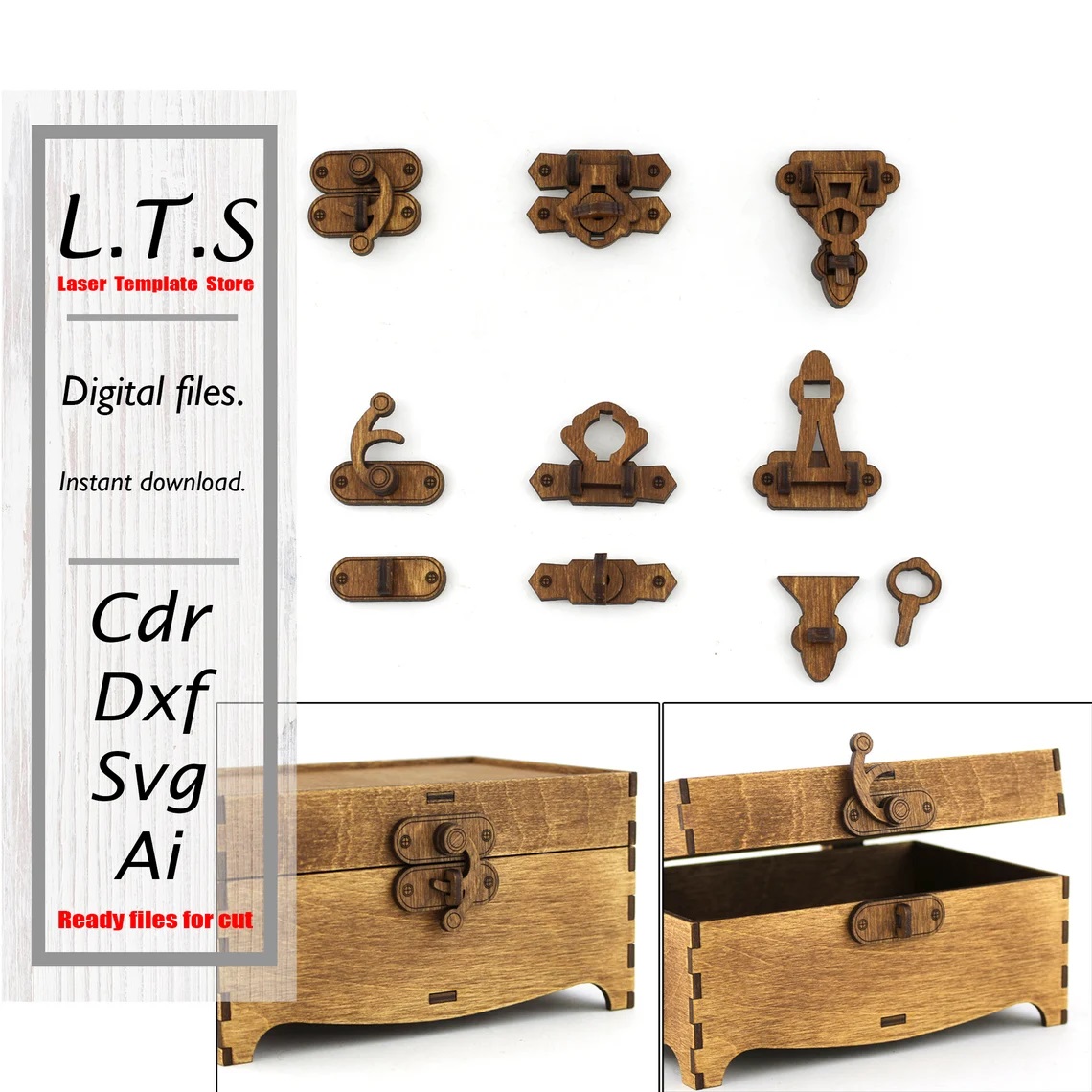 Cerraduras para cajas de madera - Imagen 3
