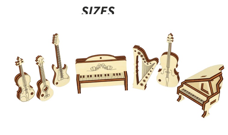 Llaveros de instrumentos musicales - Imagen 3