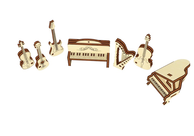 Llaveros de instrumentos musicales