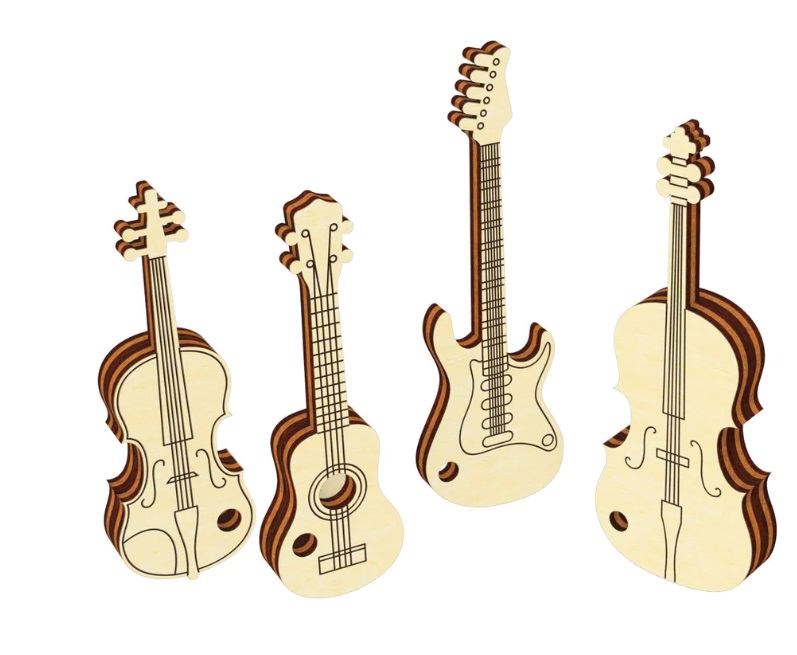 Llaveros de instrumentos musicales - Imagen 4