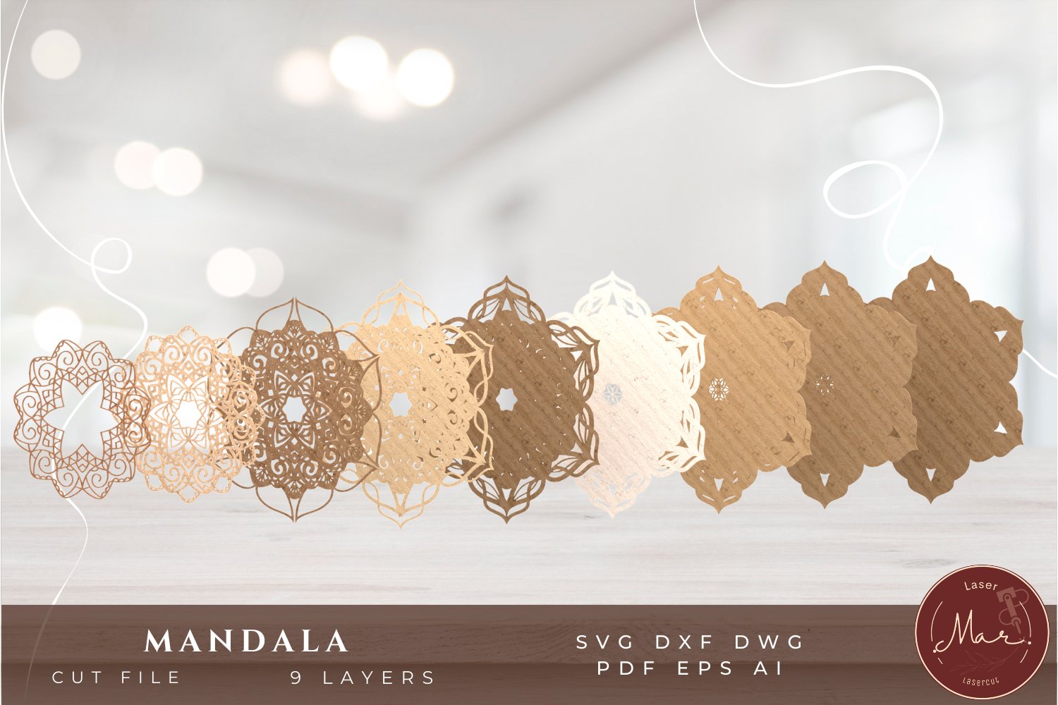 MANDALA MULTICAPA HERMOSO!!!!! - Imagen 4