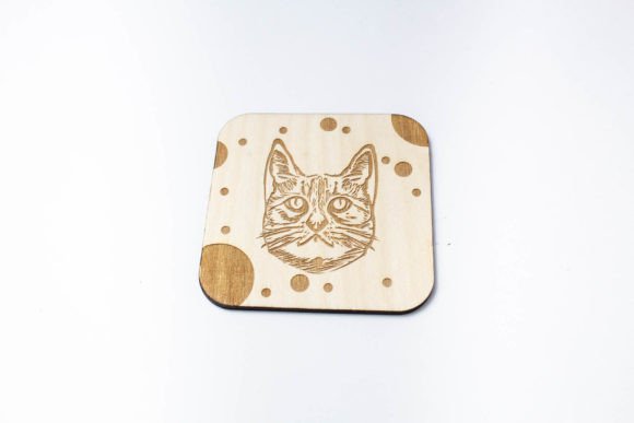 Posavasos Gato pelo corto - Imagen 3