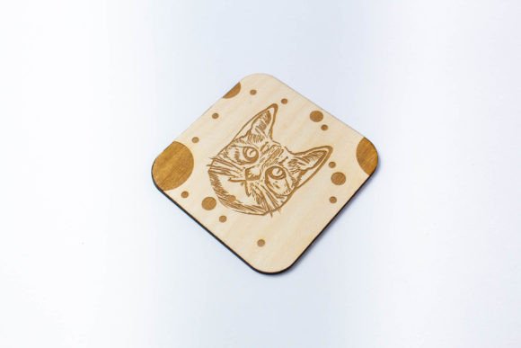 Posavasos Gato pelo corto - Imagen 2