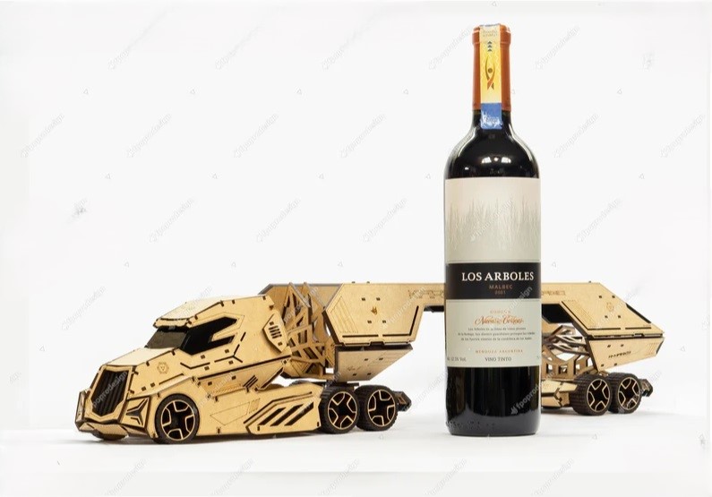 Tráiler moderno caja de vino - Imagen 5
