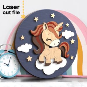 Colgante Unicornio (ETSY)