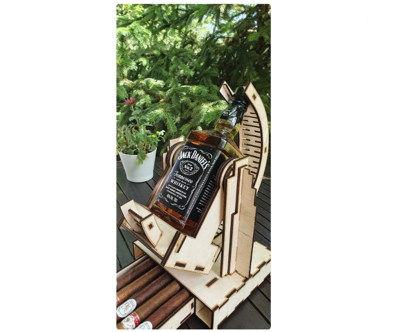 Soporte botella de Whisky Jack Daniels - Imagen 3