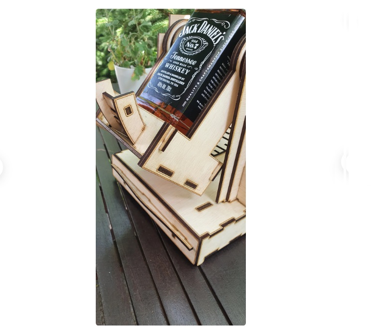 Soporte botella de Whisky Jack Daniels - Imagen 7