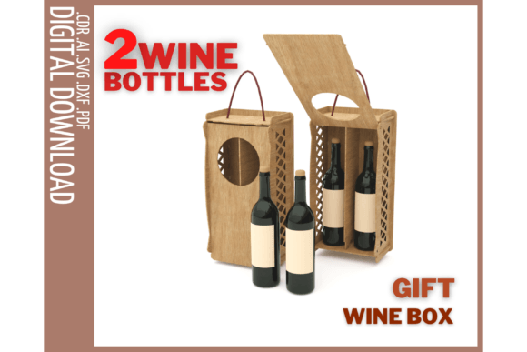 Caja doble Vino