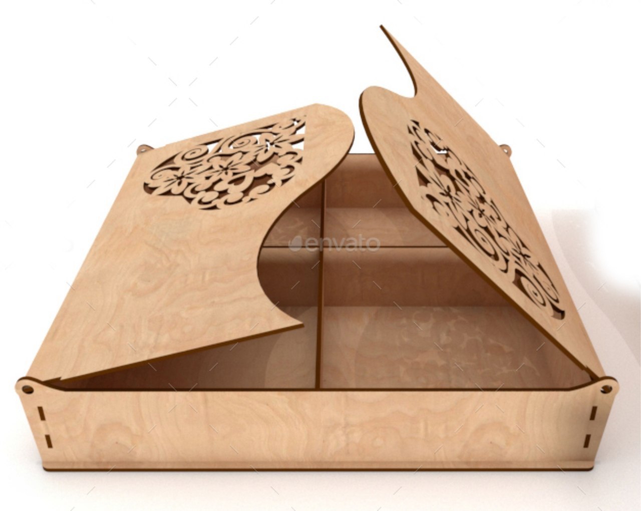 Caja simple 2 tapas