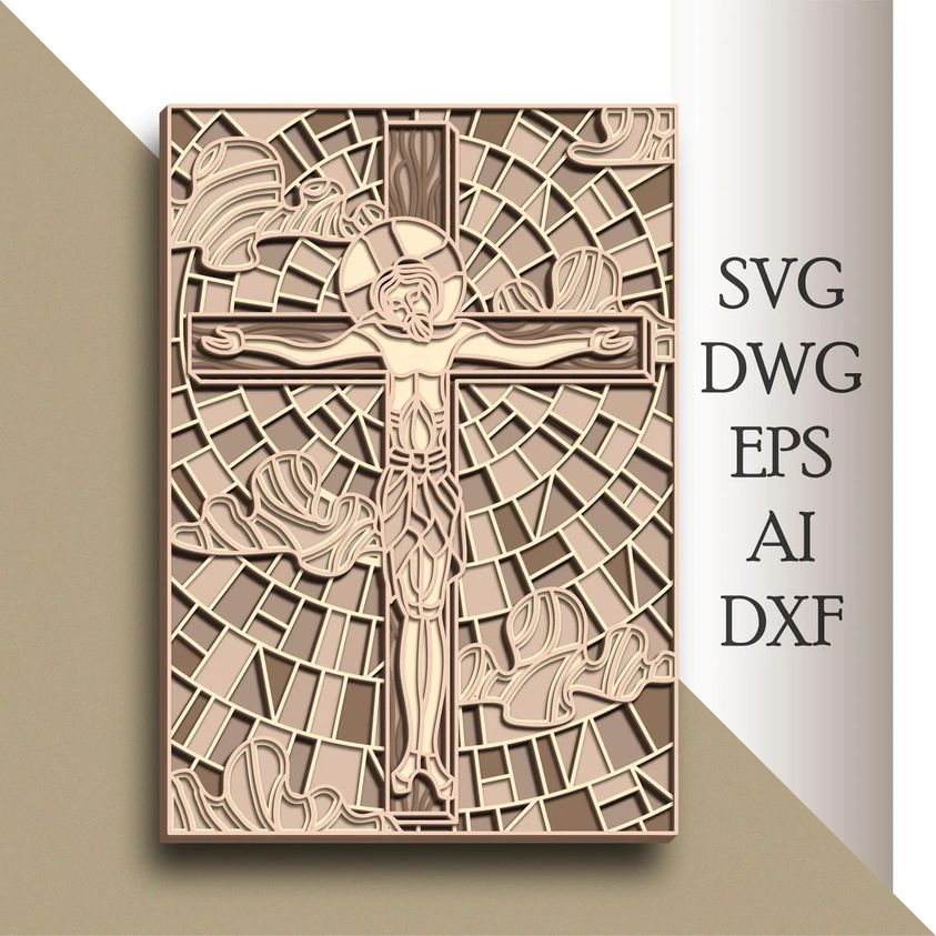 Crucifixión 6 capas