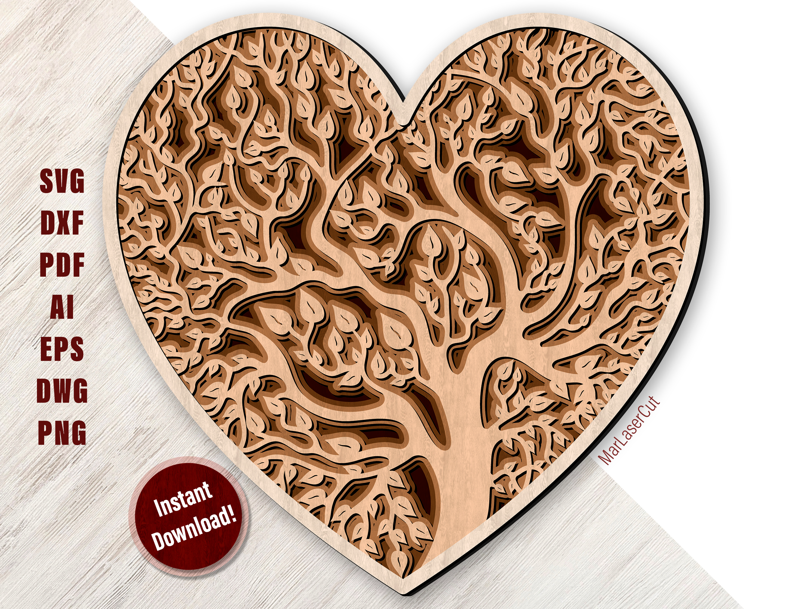 Tree of Life Heart 5