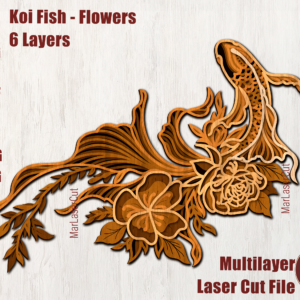 Koi fish Flowers
