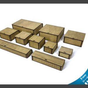 Set de 10 Cajas Ovales