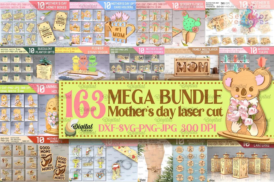 Bundles Día de la Madre - 163 Diseños ETSY
