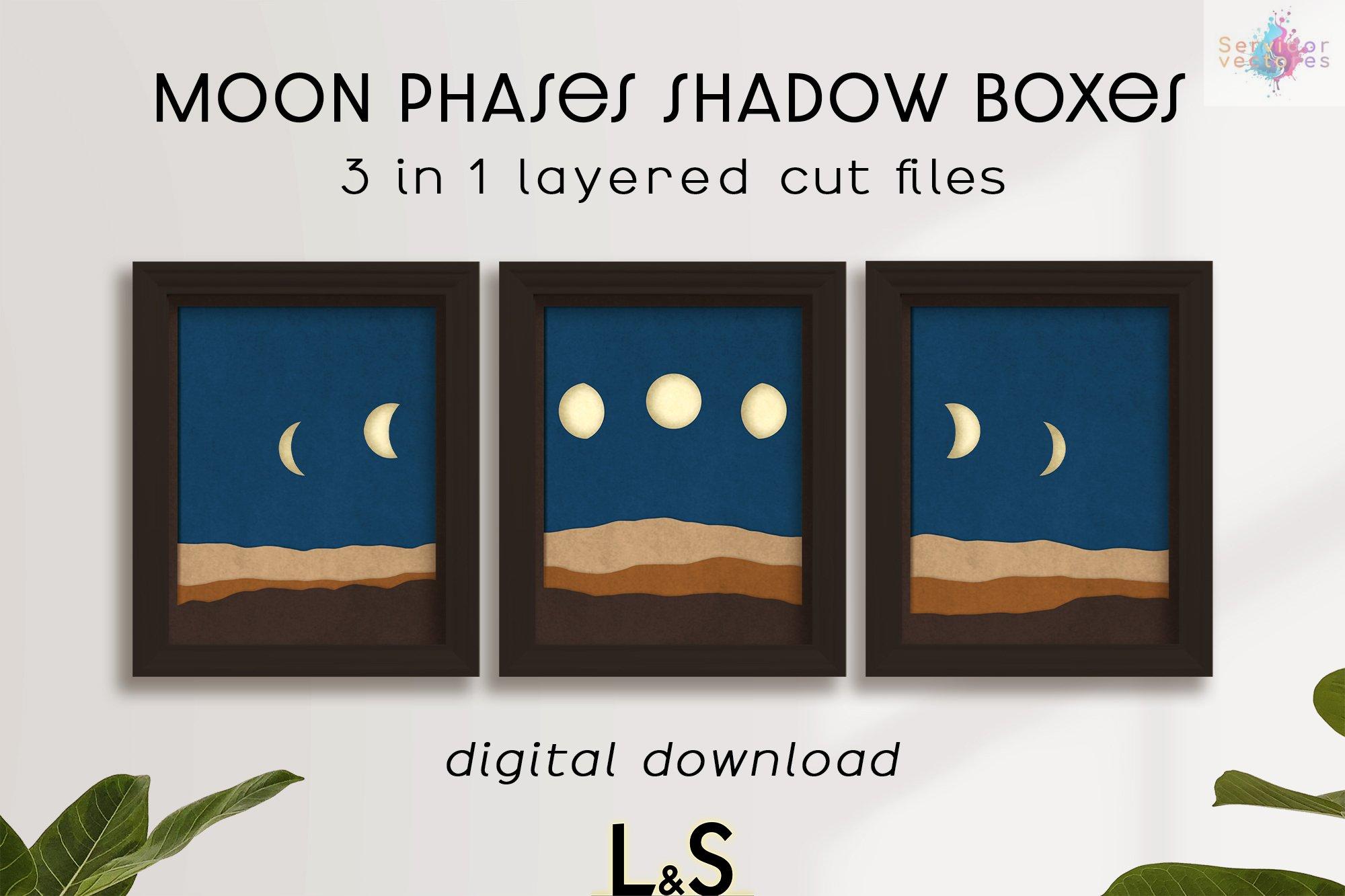 Caja de Sombras Tríptico Luna - Imagen 2