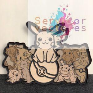 Adorno Pokemon multicapa ETSY