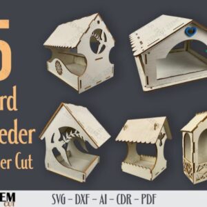 Pack de 5 Casas de Pájaro
