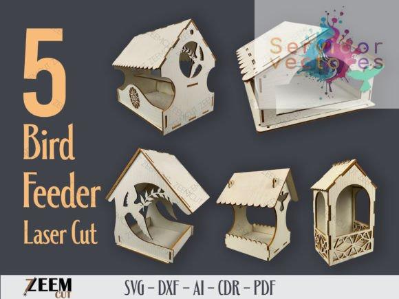 Pack de 5 Casas de Pájaro
