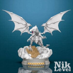 DRAGON BLANCO DE OJOS AZULES MODELO 2