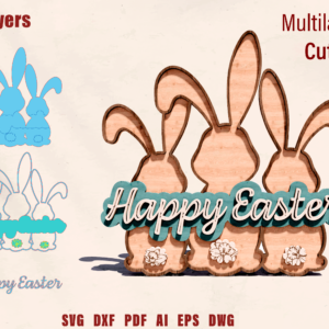 Happy Easter Rabbits