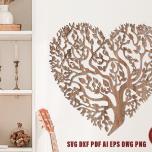 Mothers Day Heart Tree 1 Layer