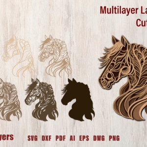 Horse 5 Layers