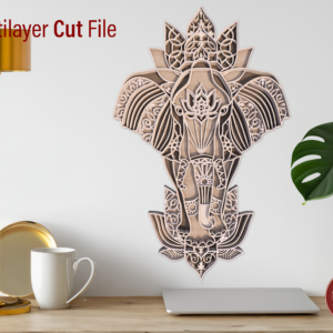 elephant mandala files  MarLaserCut