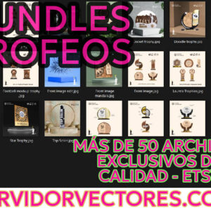 Bundle de Más de 40 Trofeos - ETSY