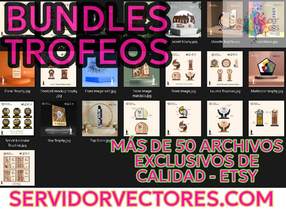 Bundle de Más de 40 Trofeos - ETSY