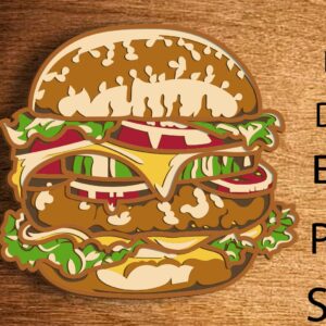 Cuadro de Hamburguesa Multicapa