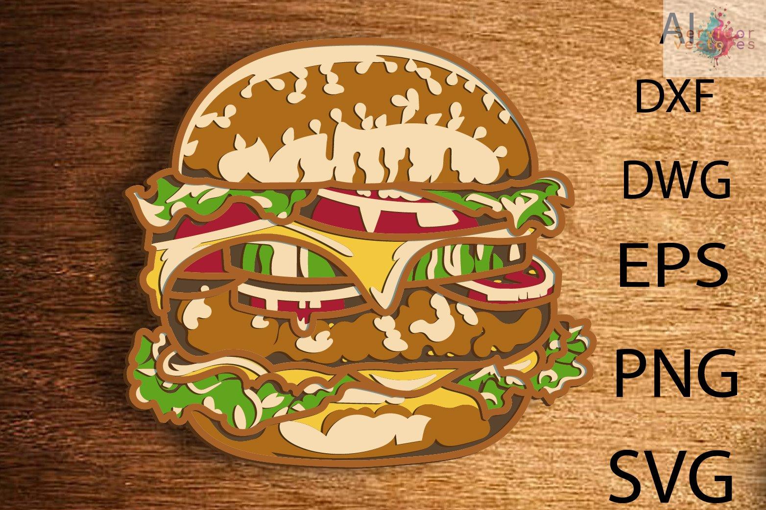 Cuadro de Hamburguesa Multicapa