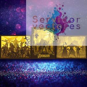 Caja de Sombras Avengers ETSY