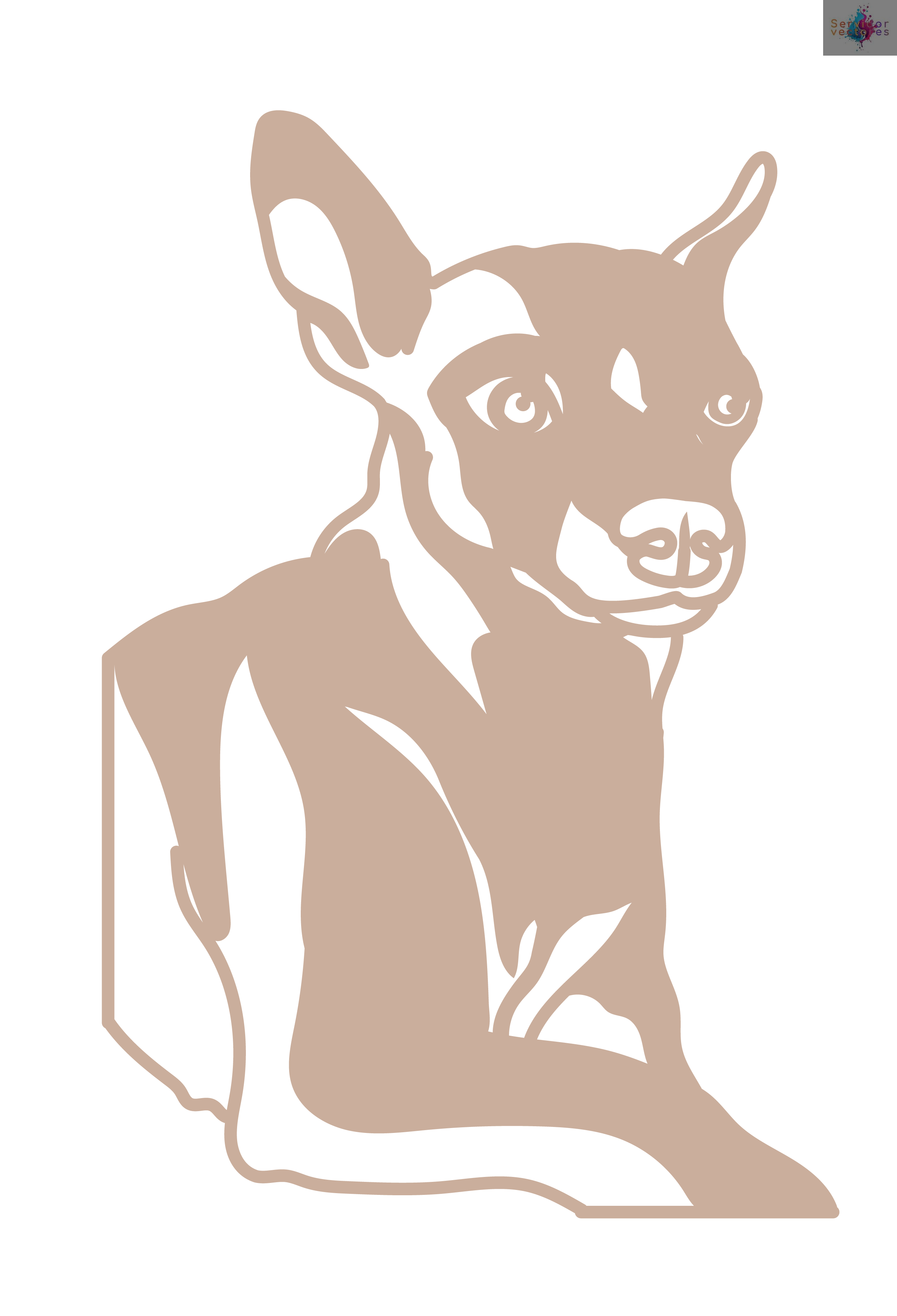 Chihuahua Dog 4 layers - Imagen 4