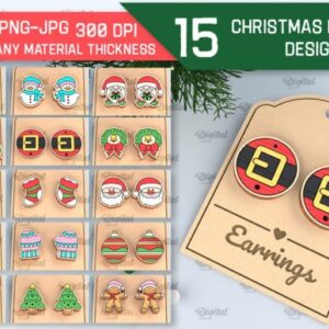 Caravanas Motivo Navideño PACK