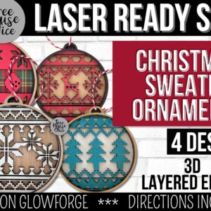 Colgantes Circulares Diseño Sweater