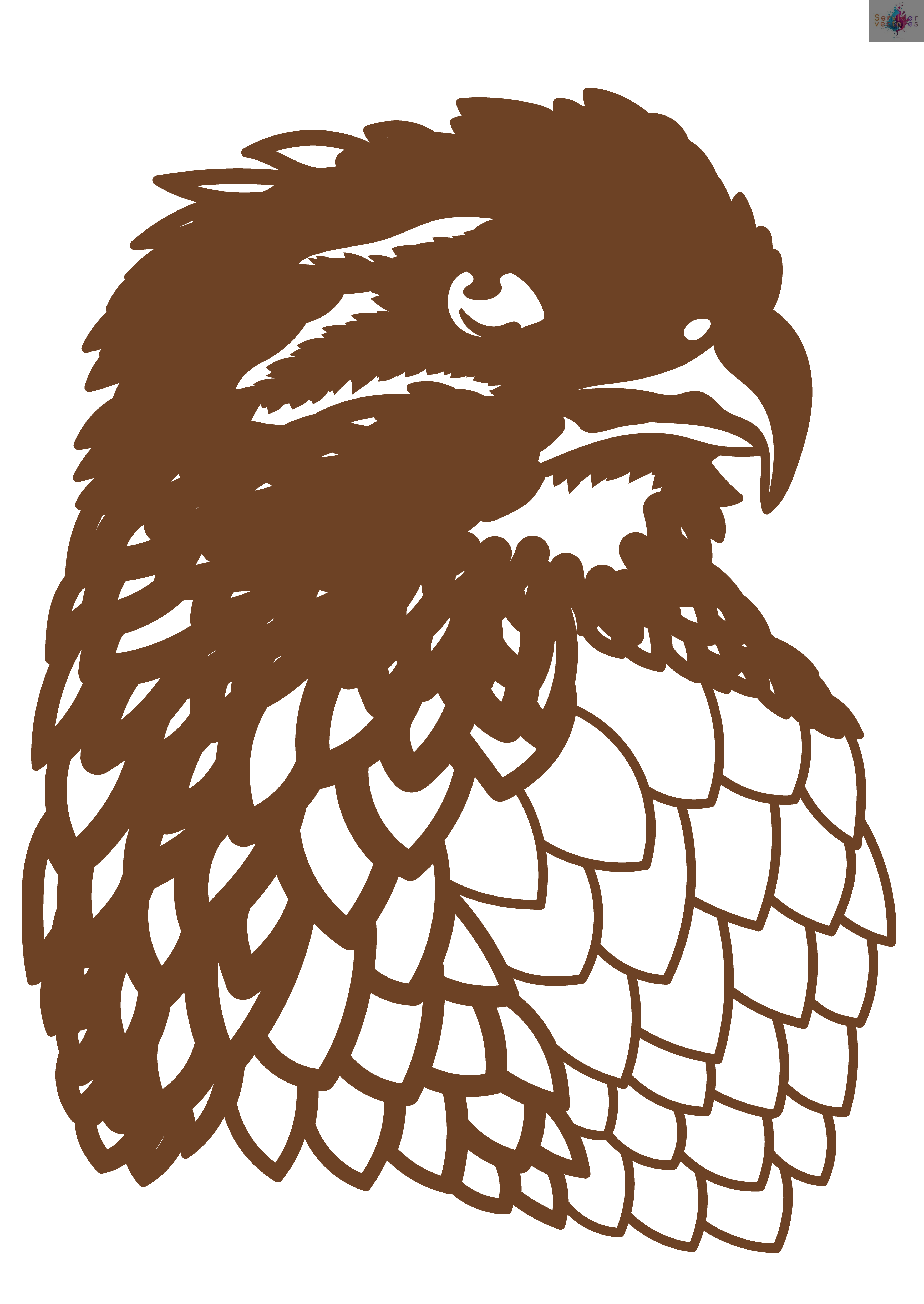Eagle Head Files MarLaserCut - Imagen 4