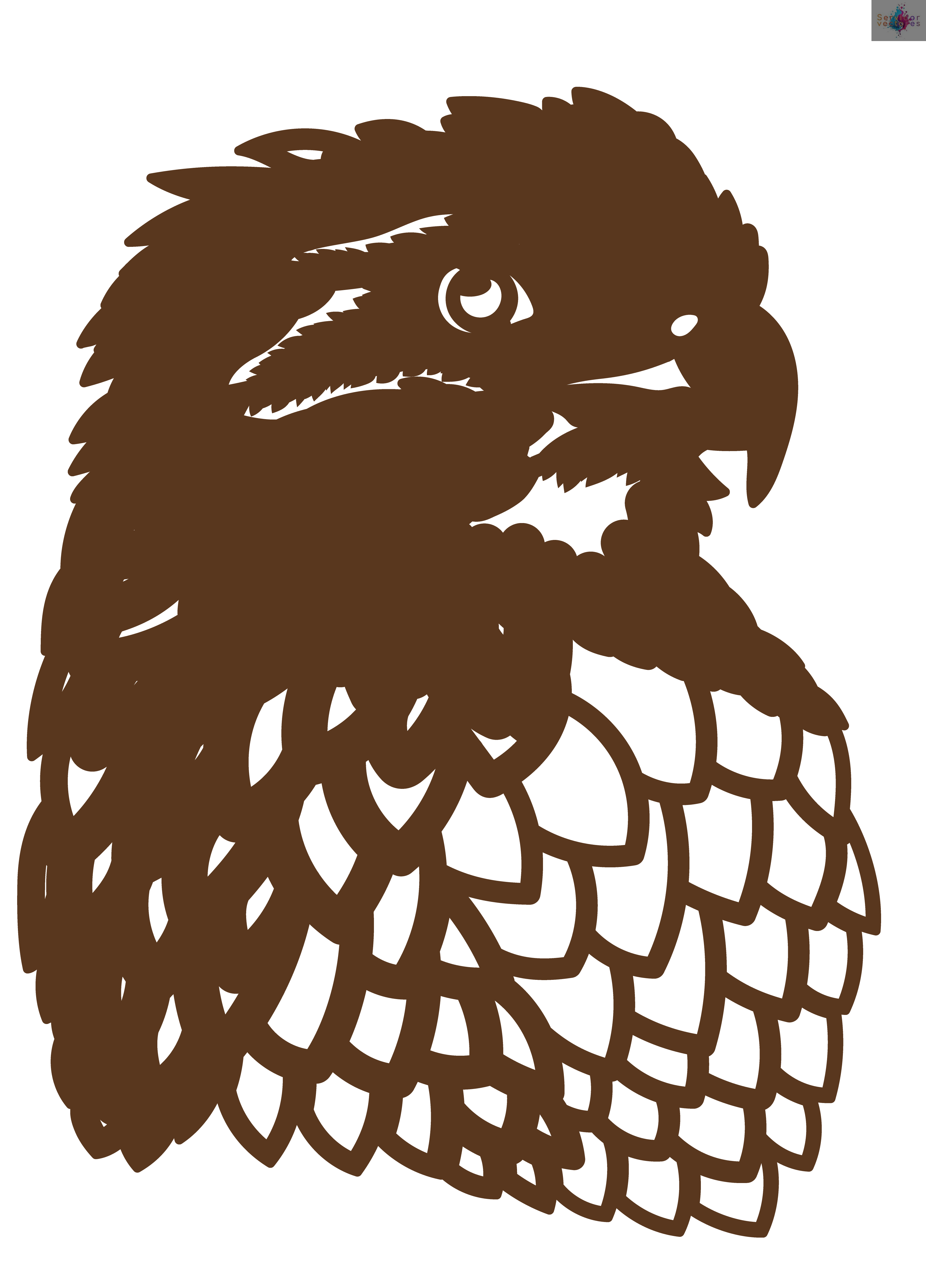 Eagle Head Files MarLaserCut - Imagen 5
