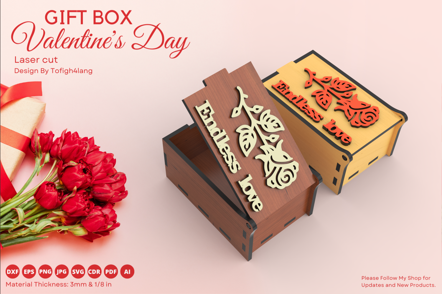 Caja del Día de San Valentín ETSY