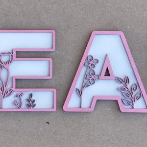 ABECEDARIO FLORES SILVESTRES ETSY