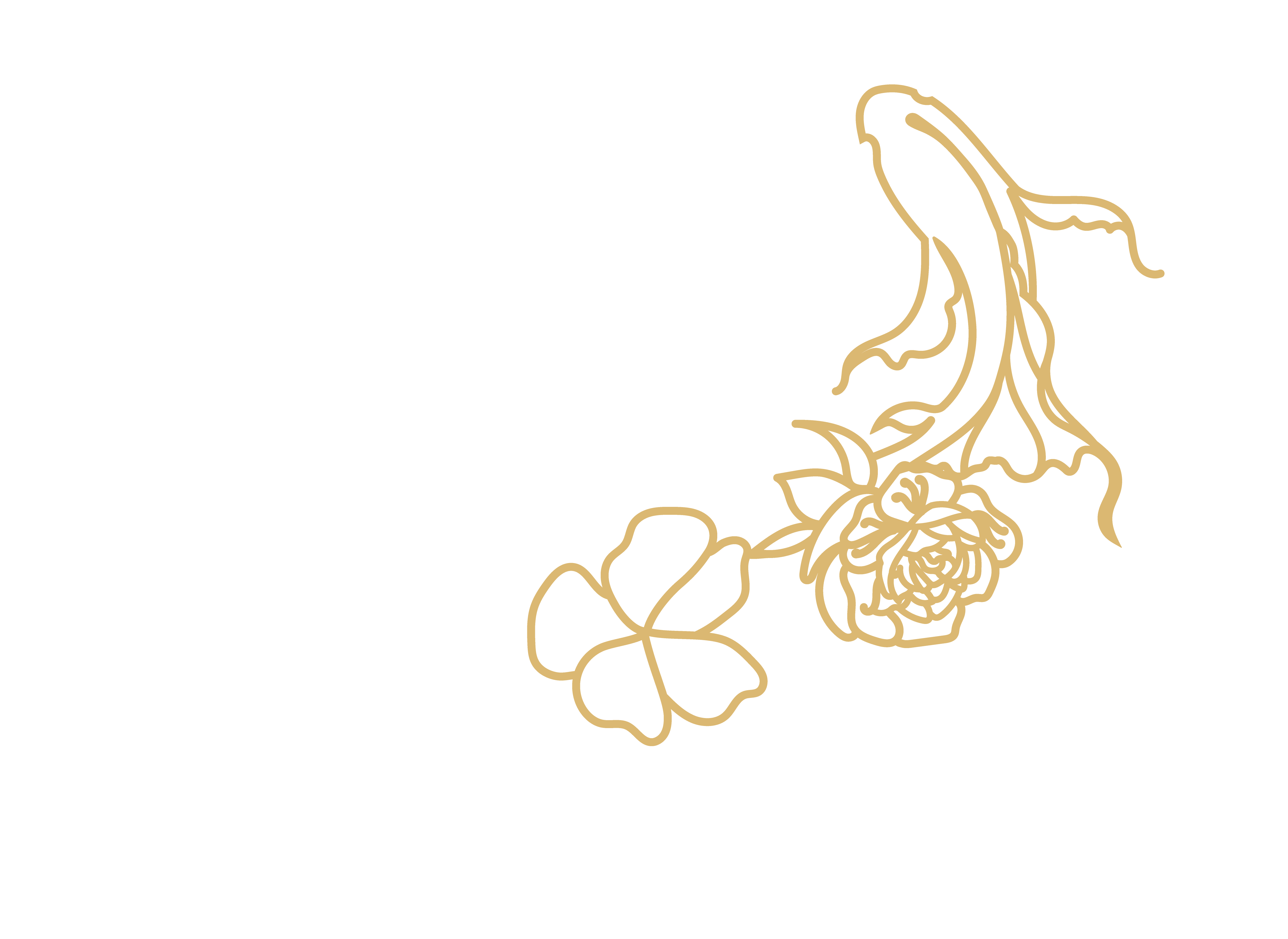 Koi fish Flowers - Imagen 3