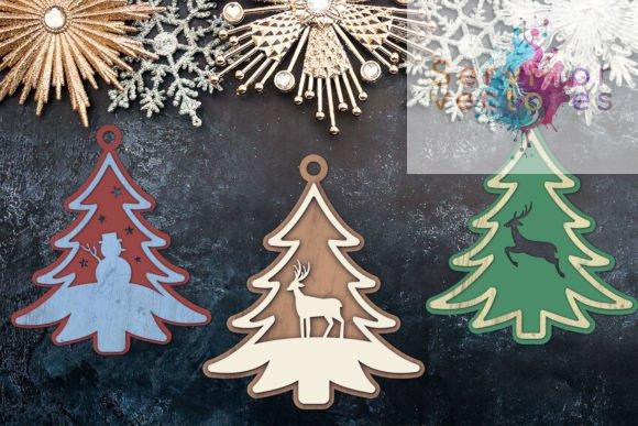 Pinitos Colgantes Navideños - BUNDLES