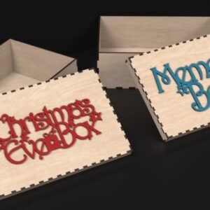 Caja Memory Box – Motivo Navideño