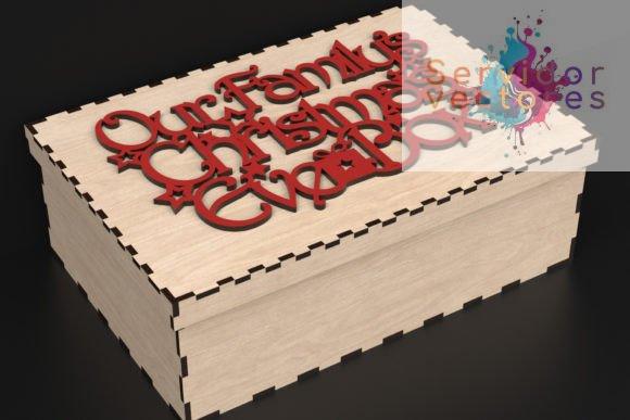 Caja Memory Box – Motivo Navideño - Imagen 3