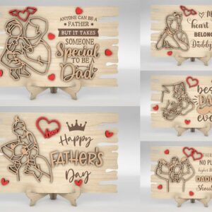Cuadro Padre he hijos - ETSY