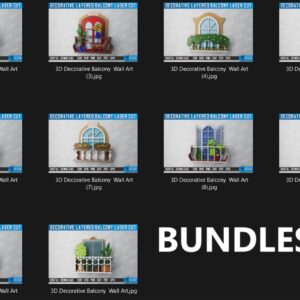 Bundle de 10 Diseños de Balcones