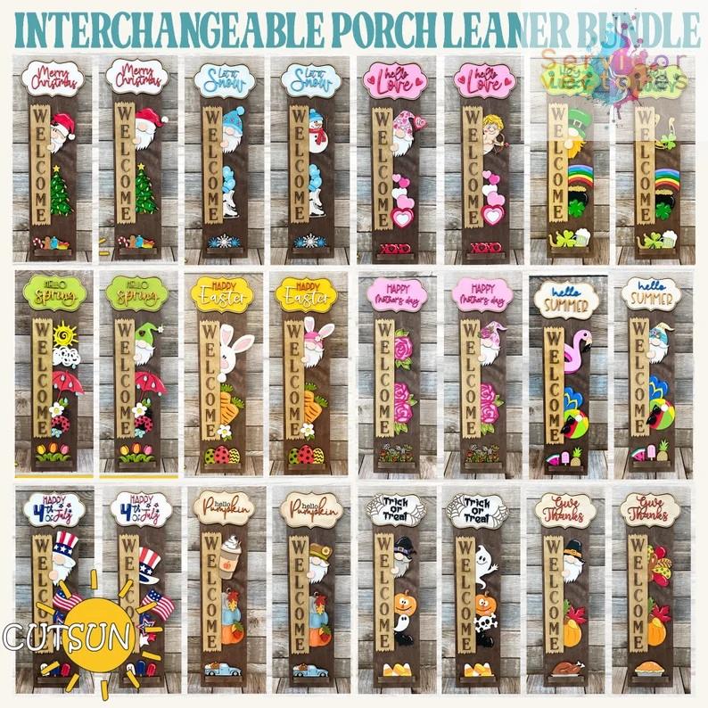 BUNDLE 24 Diseños de Cartelitos para Porche